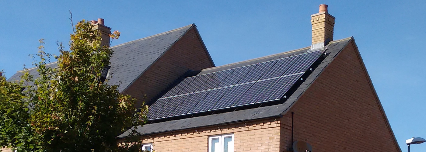 modern, efficient solar panels